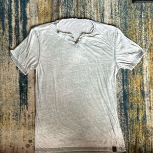 Lucky Brand Small Venice Burnout Short Sleeve Casual T-Shirt
